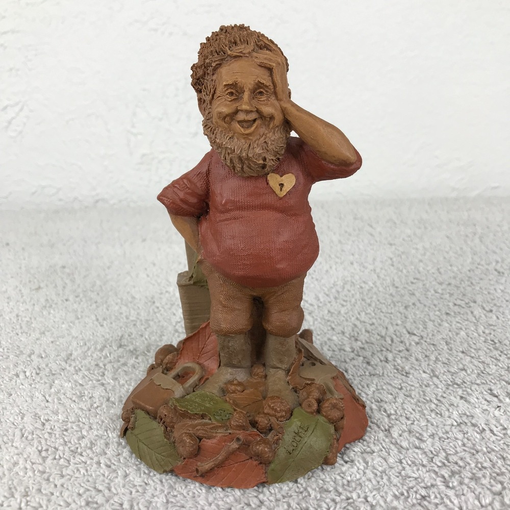Tom Clark Gnome Locke w/ Locks &‎ Keys #1087 Edition #55 Cairn 1985 Locksmith 6"